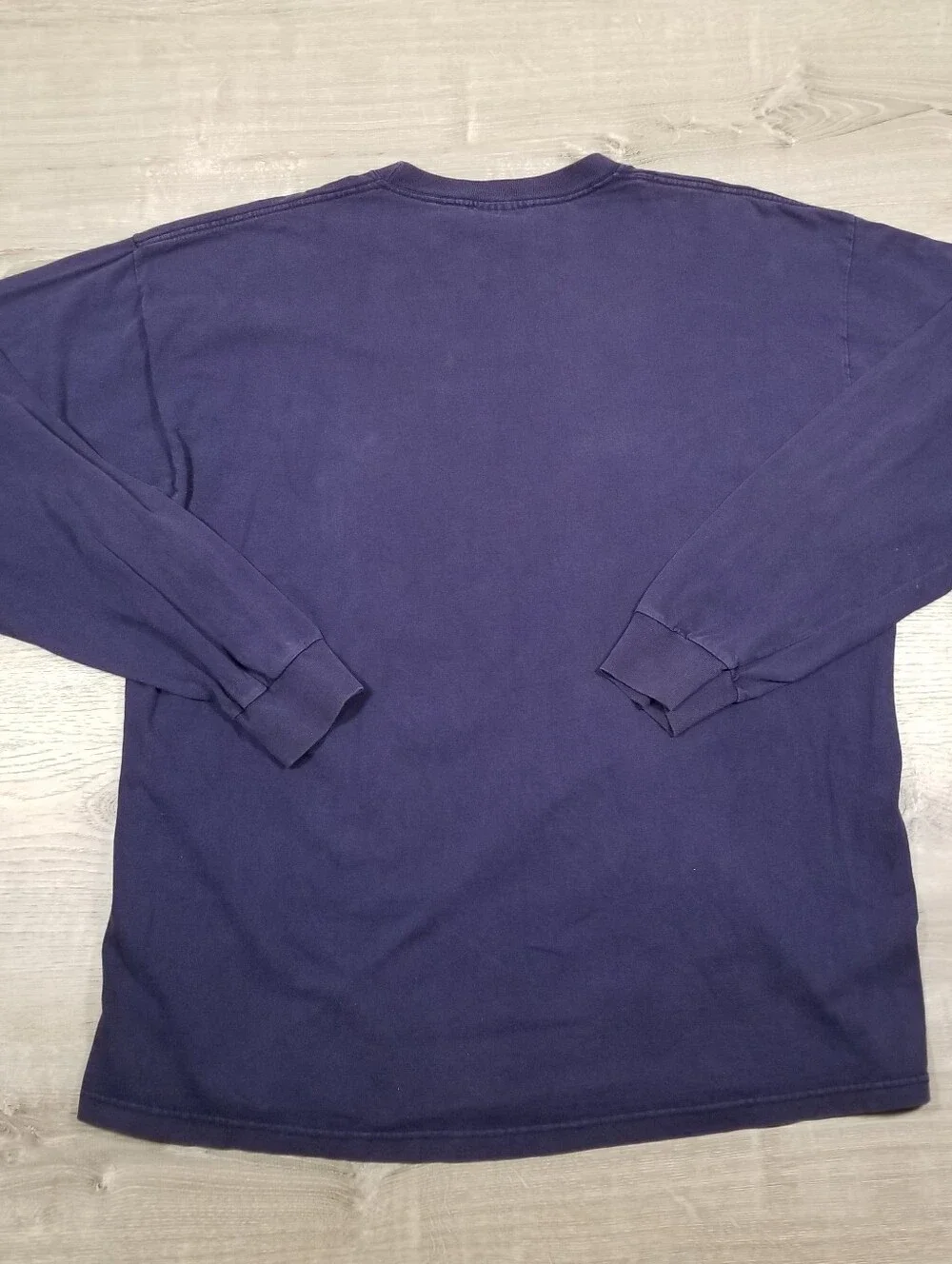 Vintage Y2K Reebok Chicago Bears NFL Long Sleeve Shirt Mens Size XL Navy Blue